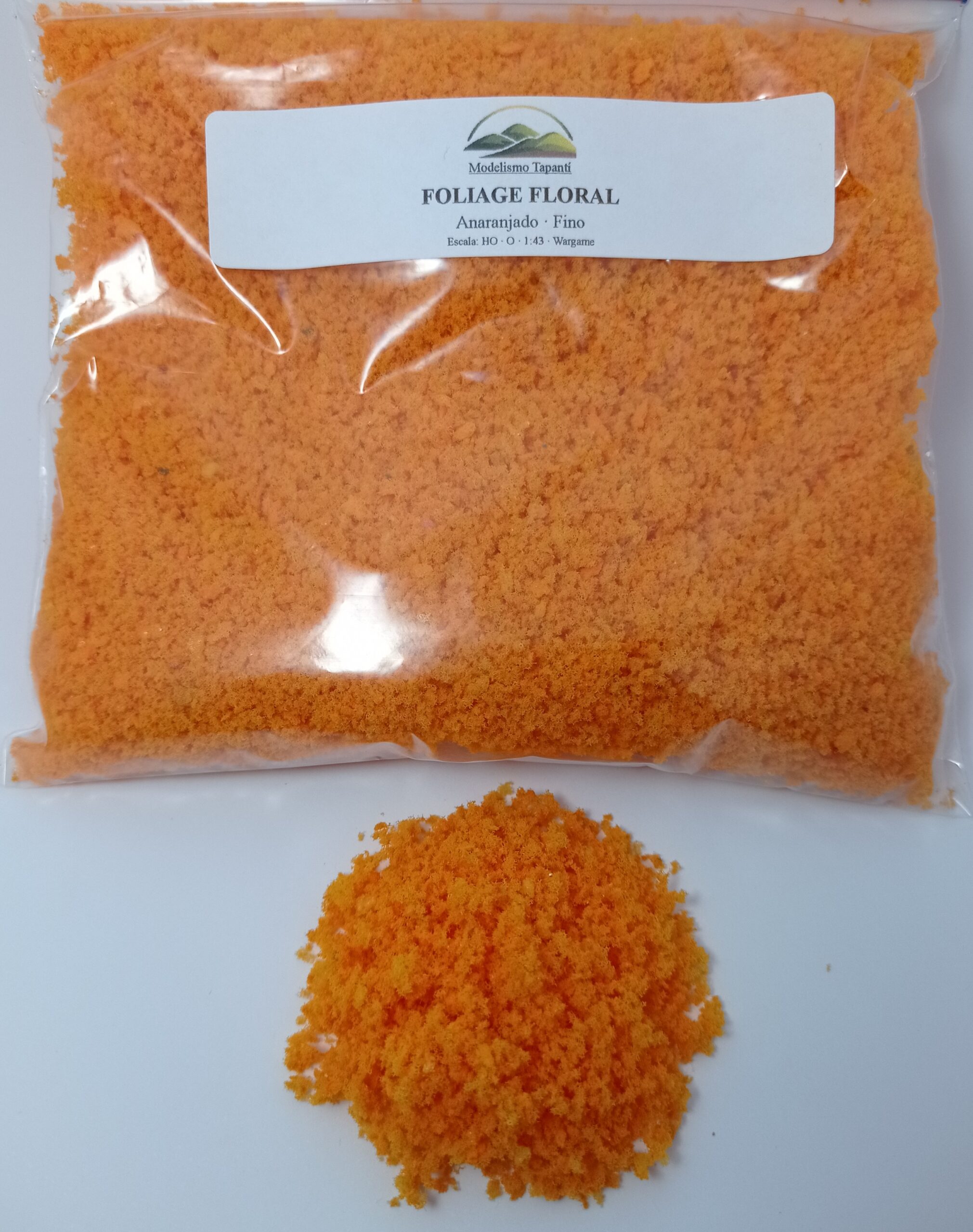 Foliage Floral Anaranjado - Imagen 2